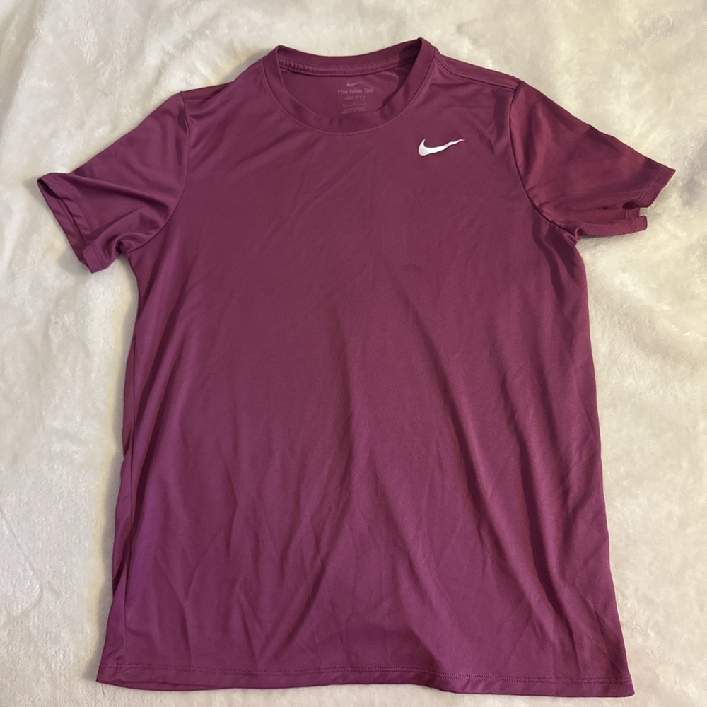 Nike Women's Short Sleeve Tee in Plum